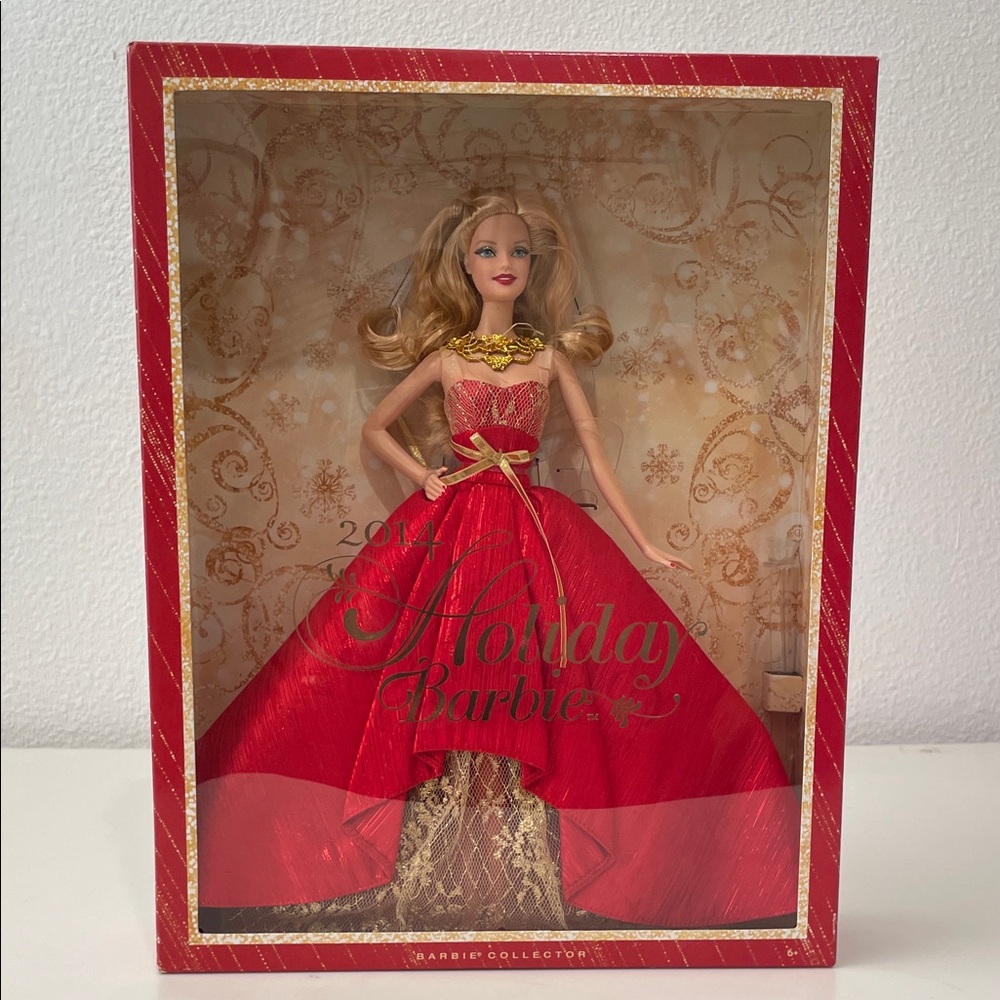 Mattel Barbie Doll in Red and Gold Box